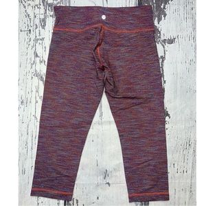 Lululemon Multi-Color Wee Stripe Capri Leggings - Size 8